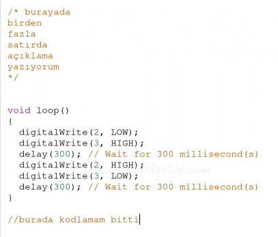 Arduino Kodlamaya ve Söz Dizimine Giriş - Ders 1